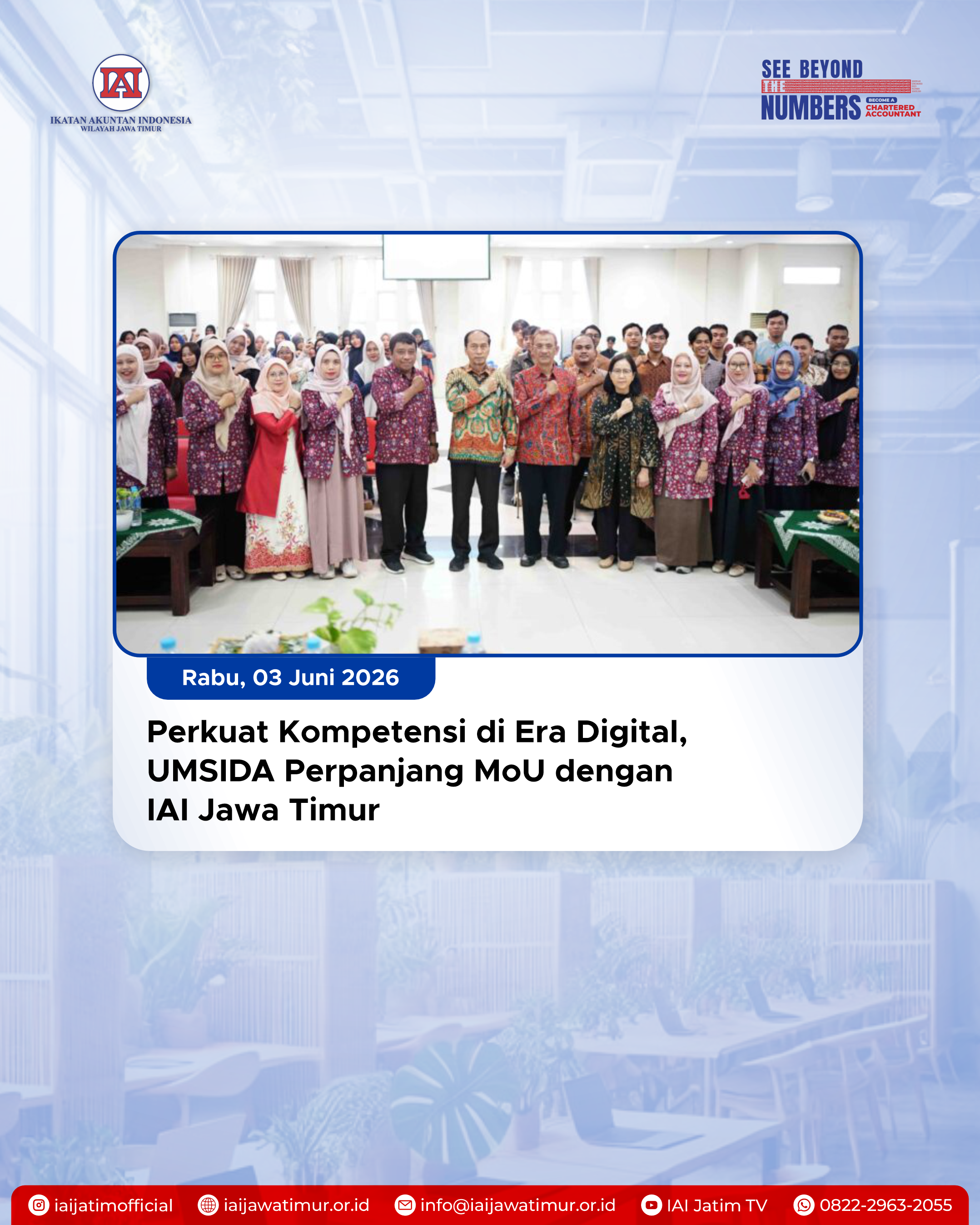 Perkuat Kompetensi di Era Digital, UMSIDA Perpanjang MoU dengan IAI Jawa Timur